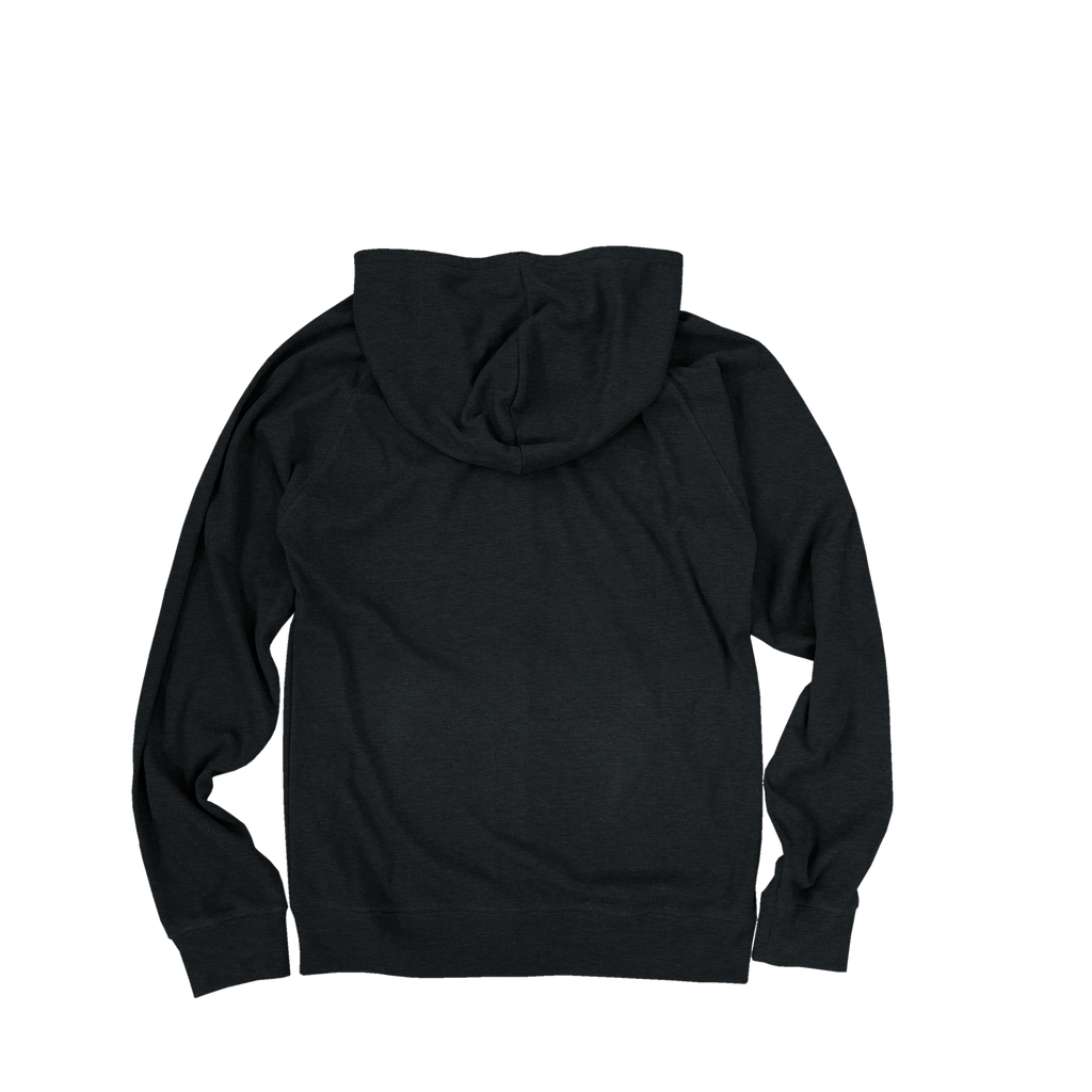 Unisex Heathered Rib Full Zip Hood