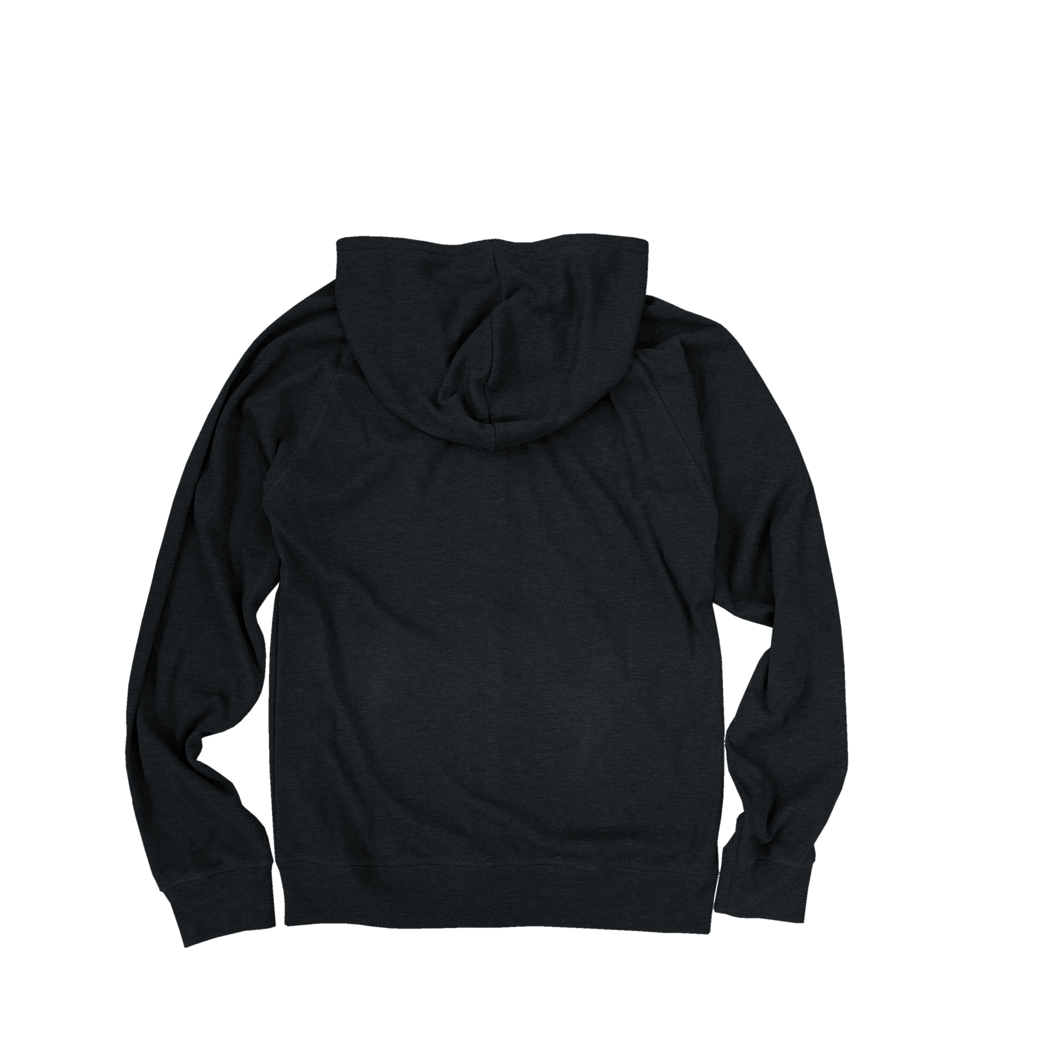 Unisex Heathered Rib Full Zip Hood