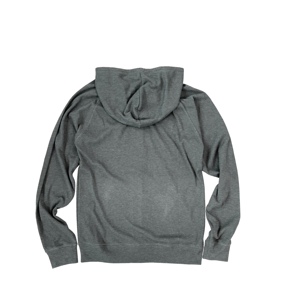 Unisex Heathered Rib Full Zip Hood