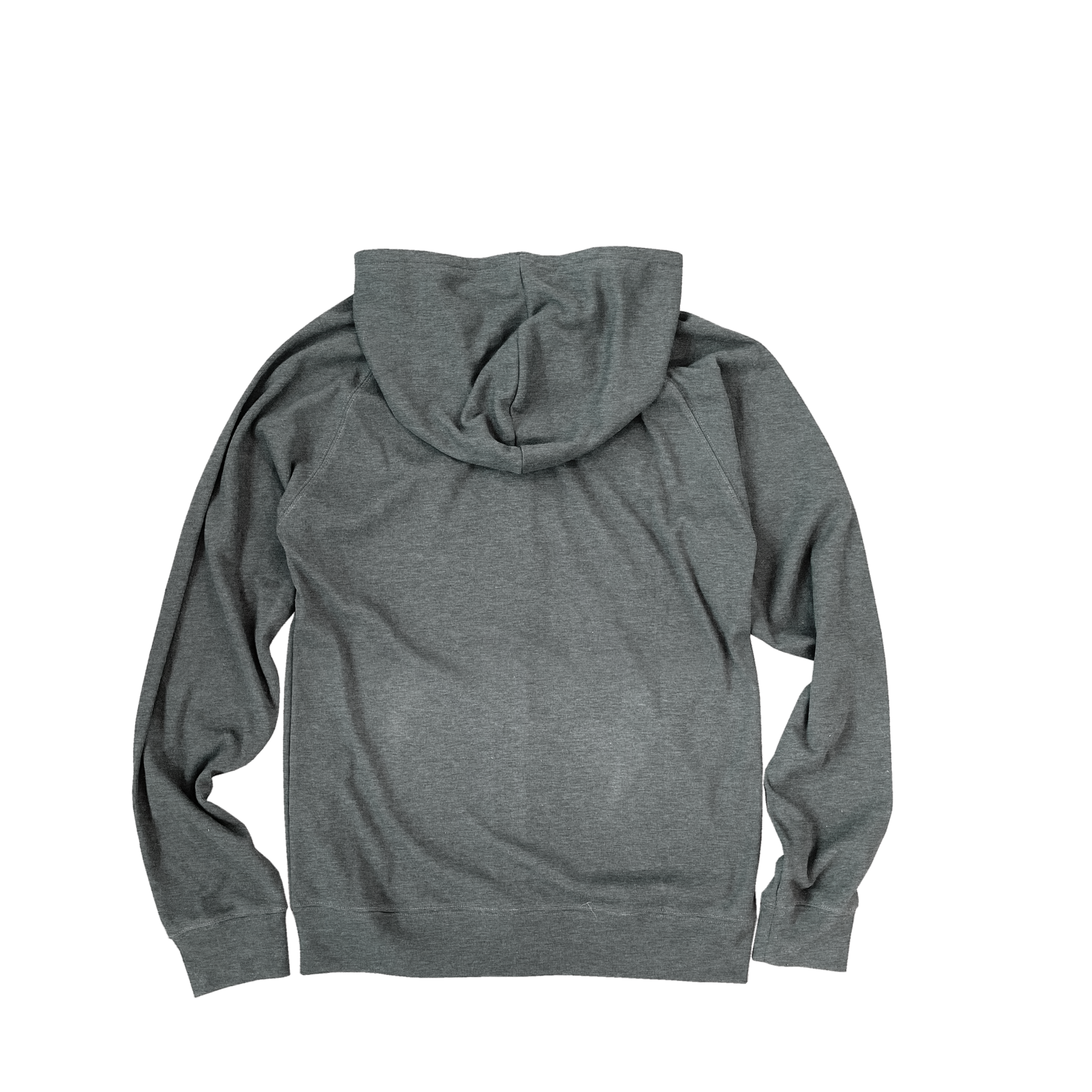 Unisex Heathered Rib Full Zip Hood