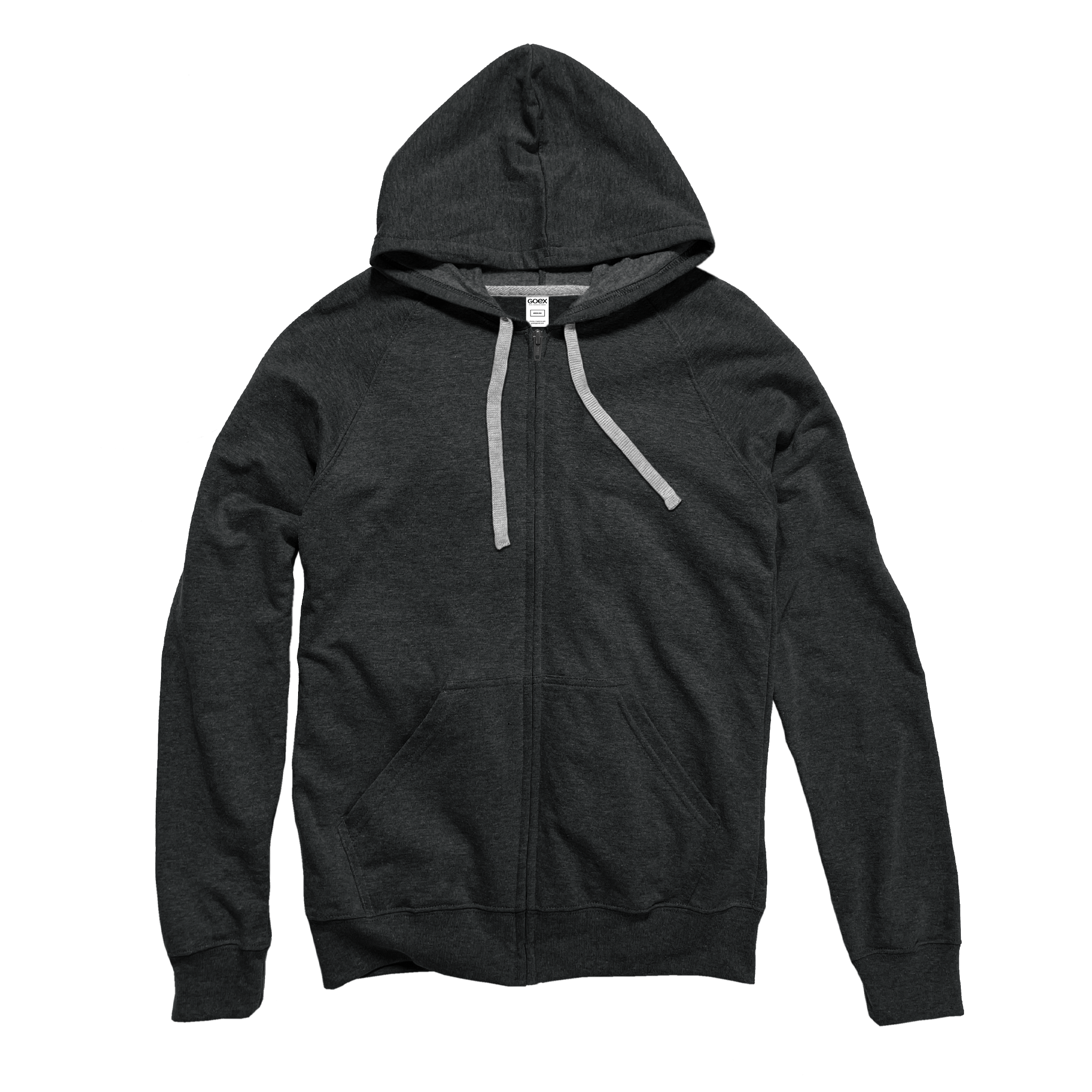 Unisex Heathered Full Zip Hood